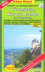 Kartentitel Königstein-Kurort Rathen