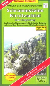 Kartentitel Schrammsteine-Kirnitzschtal