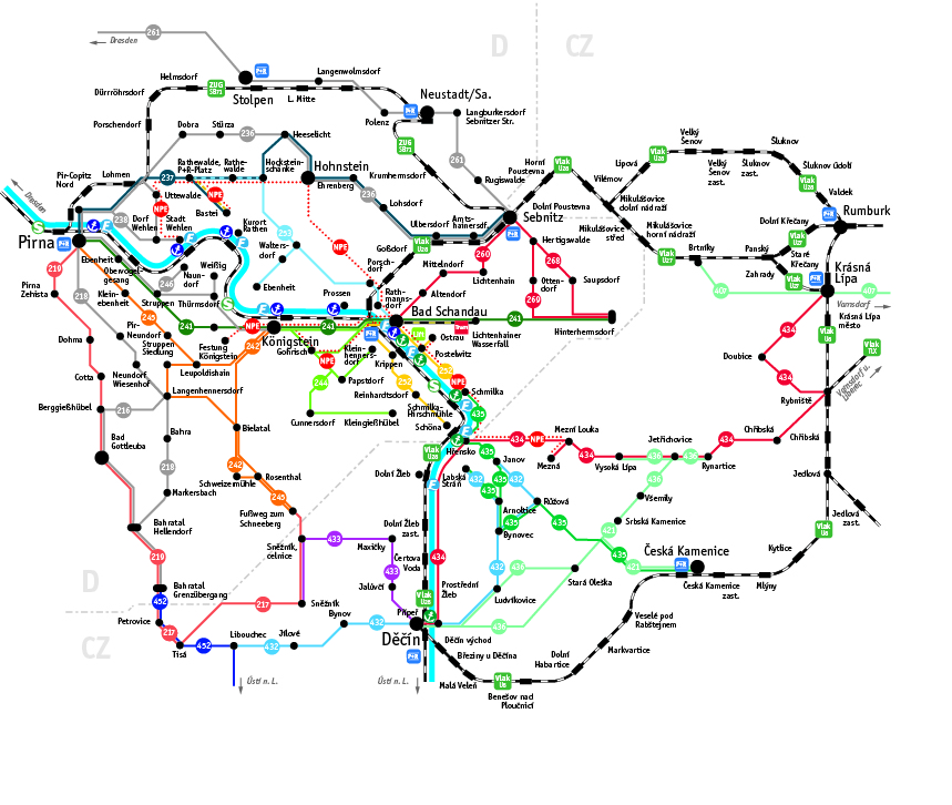 Streckennetzplan