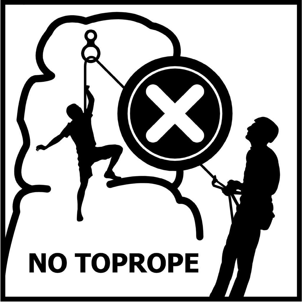 Piktogramm Toprope