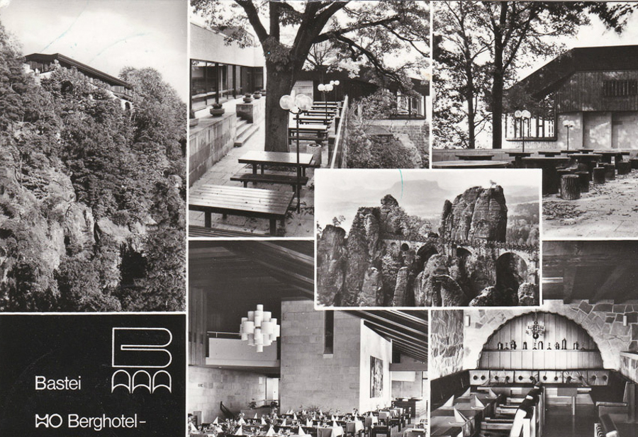 Ansichtskarte aus dem Eröffnungsjahr des Panoramarestaurants von 1979