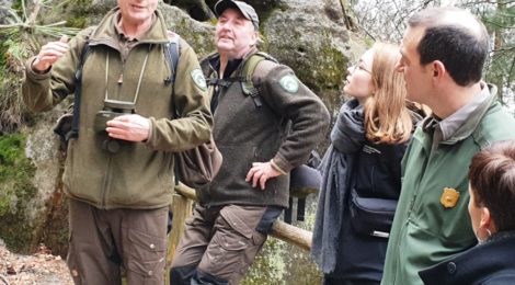 US-Nationalparkleiter besucht den Nationalpark Sächsische Schweiz - Und dann war da noch die Sache mit dem Rangerhut...