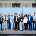 Frau Lemke (2.v.l) übergab den Nachhaltigkeitspreis im Berliner Umweltministerium an das Team aus Tourismusverband, Mobilitätsmanagement und Nationalpark.