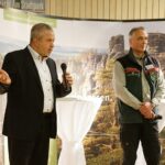 Landrat Michael Geisler (li) und Nationalparkleiter Uwe Borrmeister eröffneten gemeinsam das zweite Gesprächsforum.
